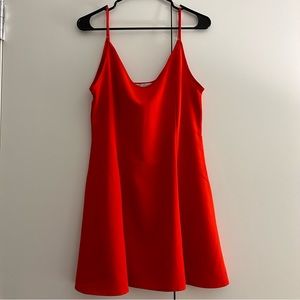 ZARA - NWOT - Red A-line dress - Size L